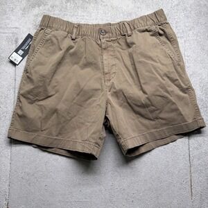 Near Bottom‎ Men's Shorts 5.5" Inseam Brown Athletic Casual Size Large